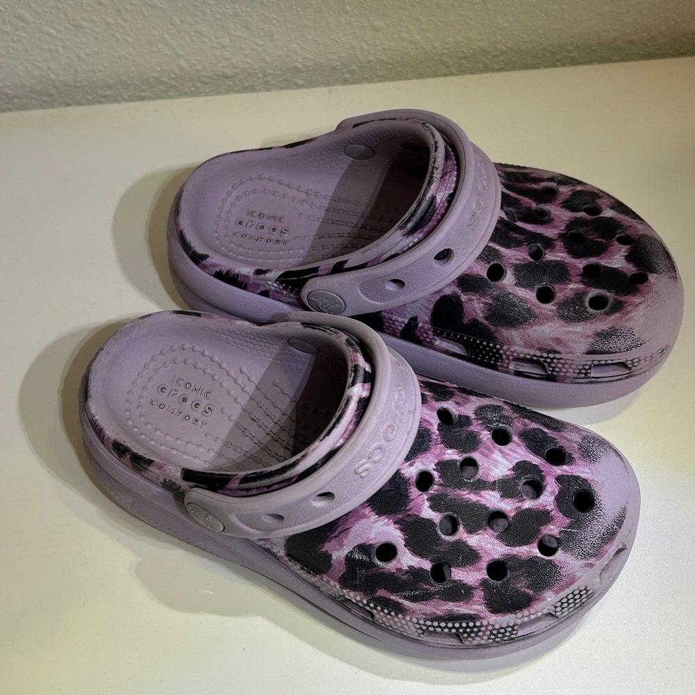 Crocs Kids Cutie Crush Platform Clog Sandal, Size 12 - Picture 7 of 11